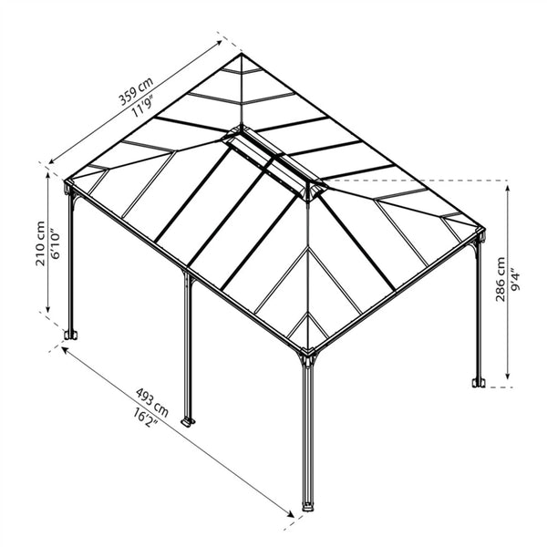 Pavillon Martinique 5000 - Antracitgrå