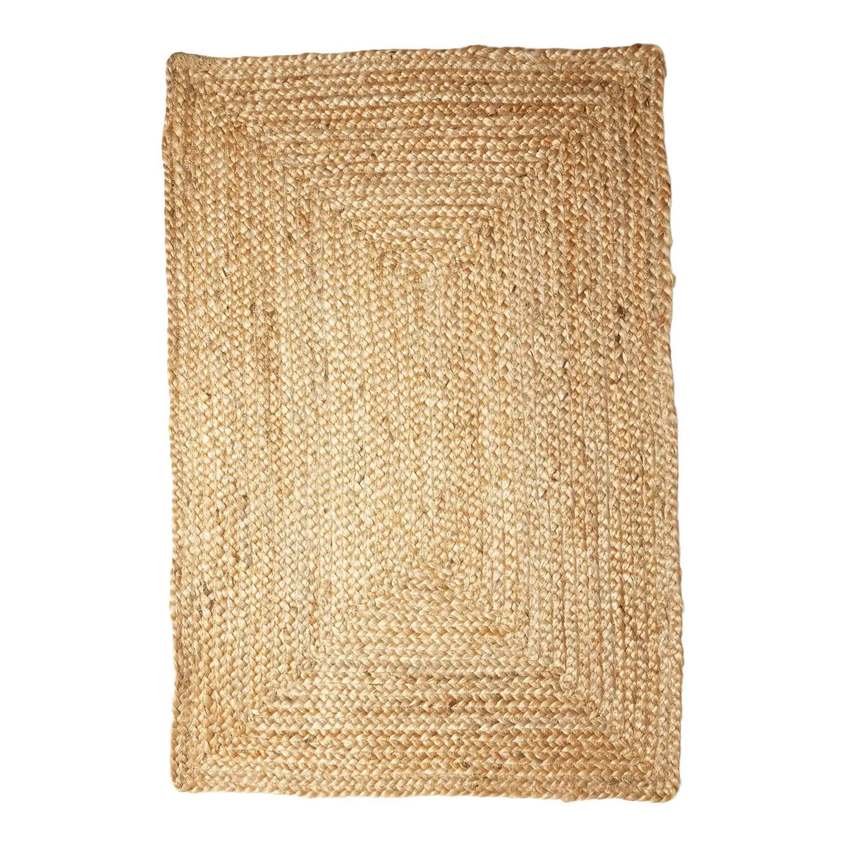 Braided Jute Mat 50 x 70 cm - Natural
