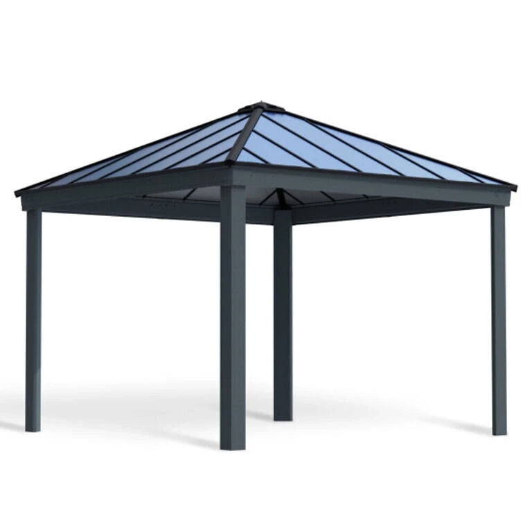 Pavillon Dallas 4,2 x 4,2 meter - Antracitgrå