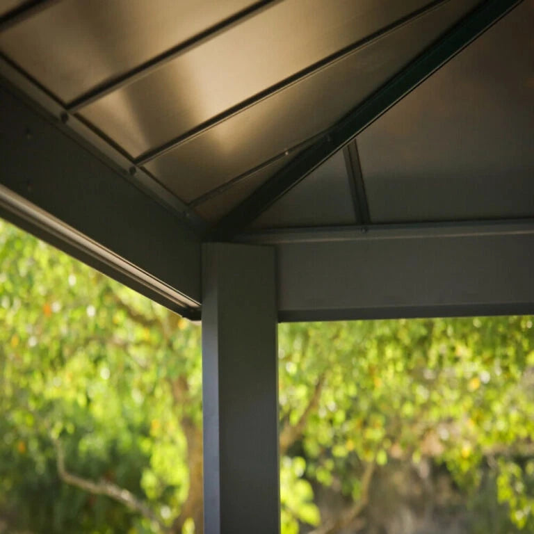 Pavillon Dallas 4,2 x 4,2 meter - Antracitgrå