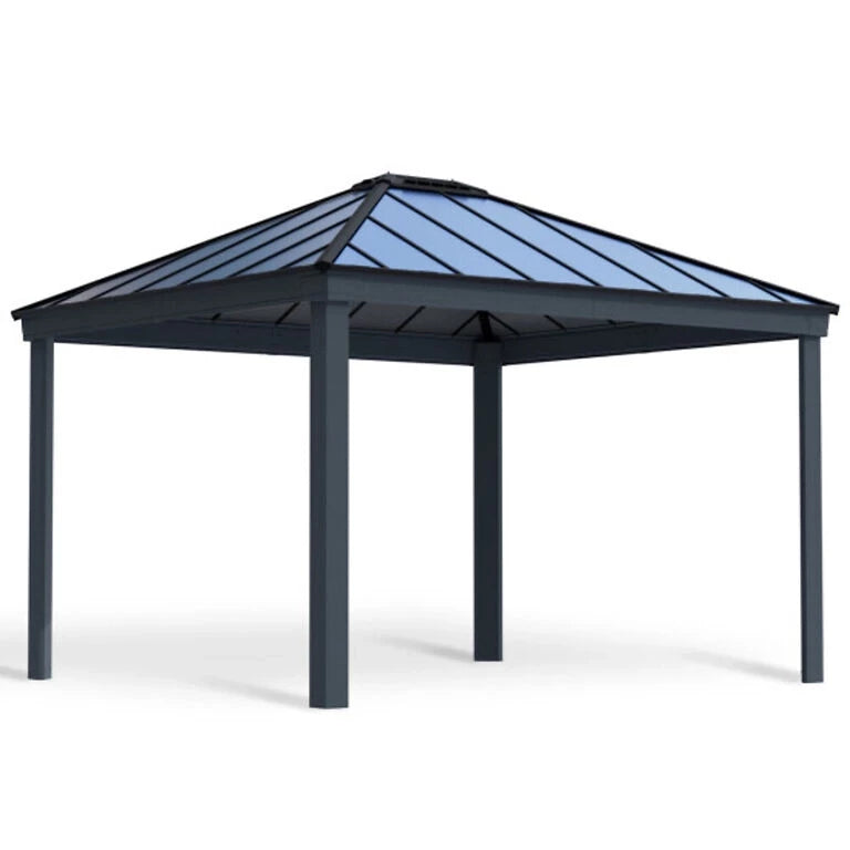 Pavillon Dallas 4,2 x 4,8 meter - Antracitgrå