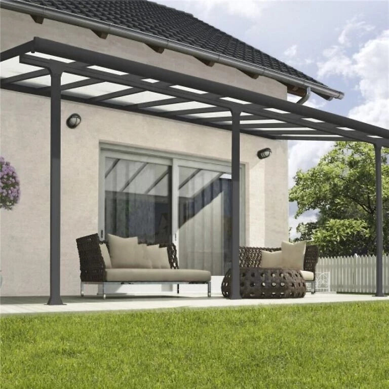 Terrasseoverdækning Feria 16,1 m2 - Antracitgrå