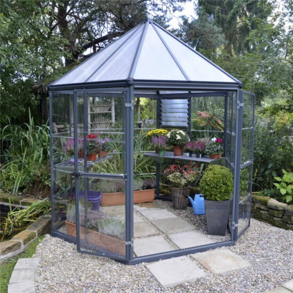 Drivhus Oasis hexagonal 4 m2