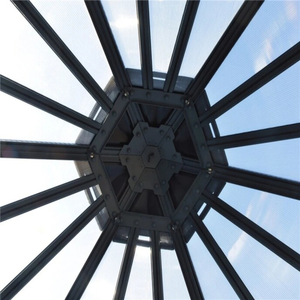Drivhus Oasis hexagonal 8,6 m2