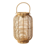 Solar Lantern with Bulb Ø22.5 x H35 cm - Light Brown