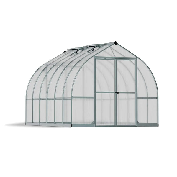 Drivhus Bella 9 m2 - Sølv
