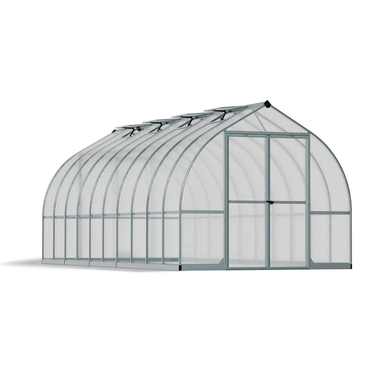 Drivhus Bella 14,7 m2 - Sølv