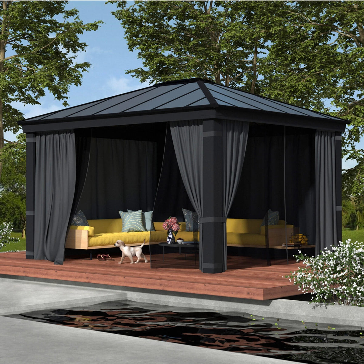 Pavillon Dallas 4300 - Antracitgrå