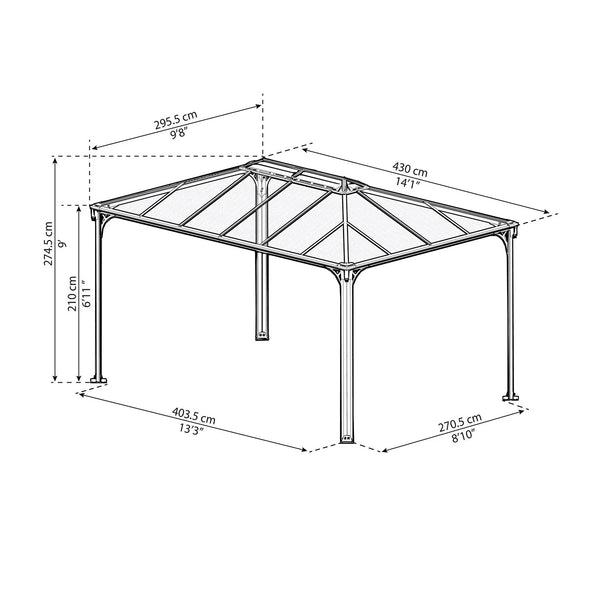 Pavillon Martinique 4300 - Antracitgrå