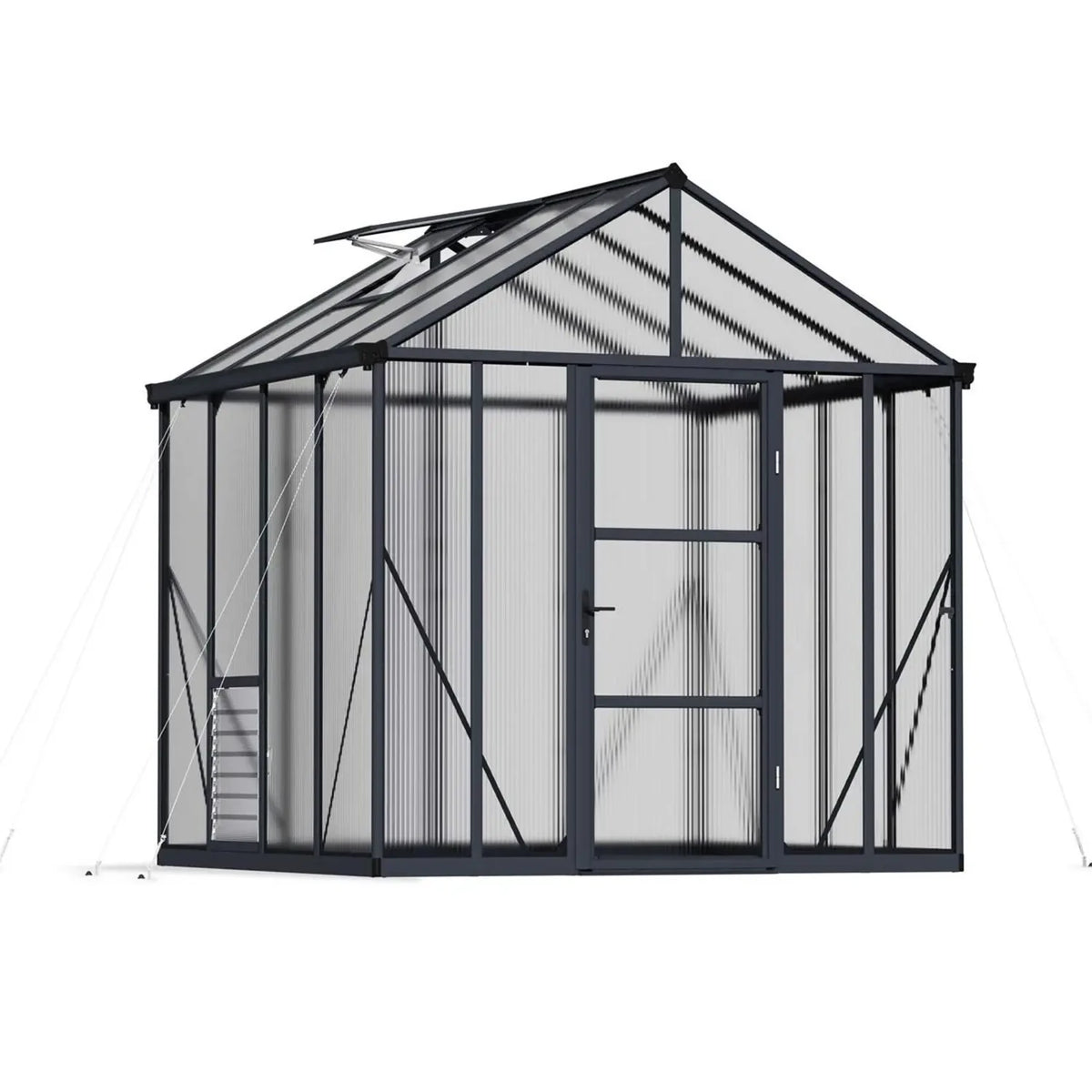 Greenhouse Kit - Grey Structure & Multiwall Panels