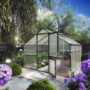 Orchidee III antracitgråt drivhus KGT – Moderne look