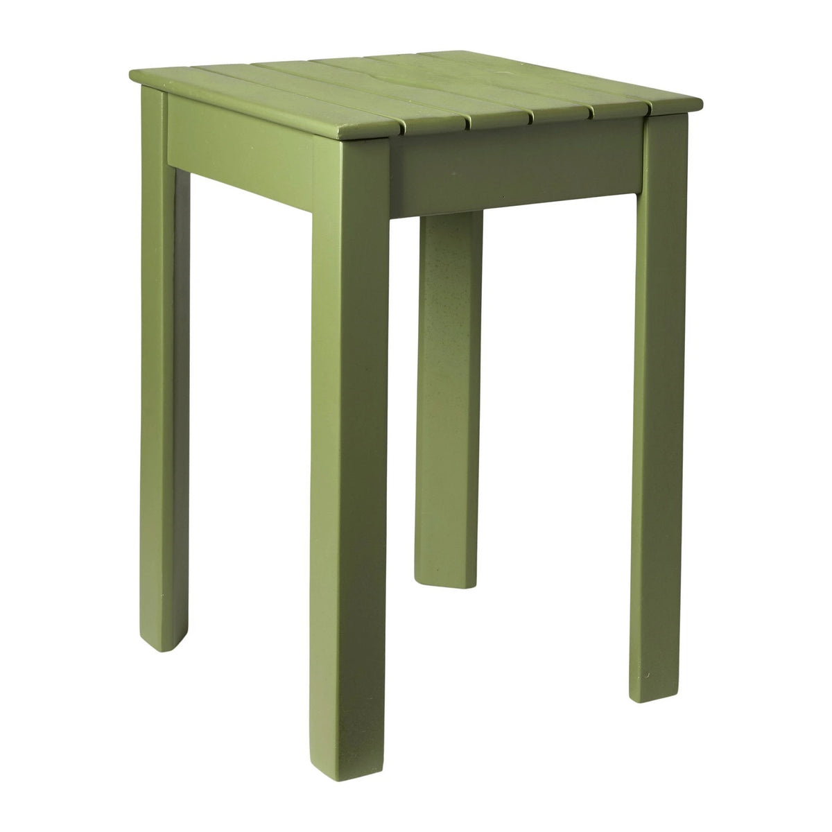 Tokyo Stackable Stool Acacia 32 x 32 x 46 cm - Olive