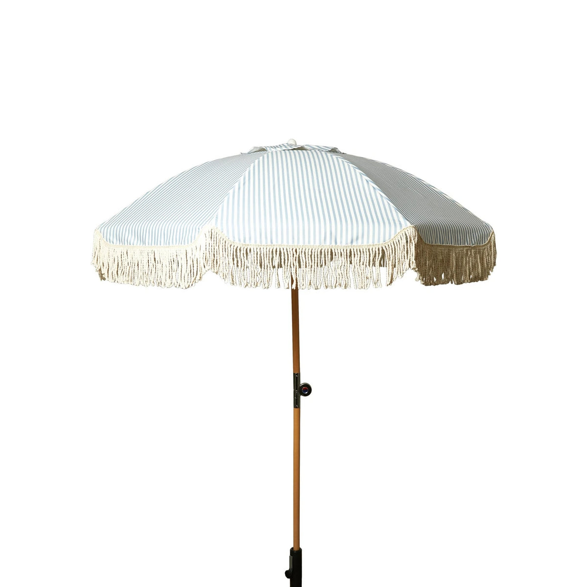 Malibu Parasol Ø1.8 m with Tilt - Blue Striped