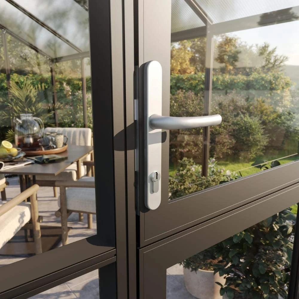 Greenhouse Galant II, 4 mm glass + polycarbonate, fir green