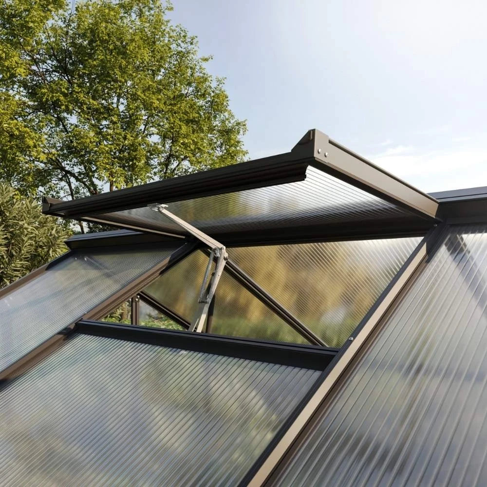 Greenhouse Galant IV, 4 mm glass + polycarbonate, fir green