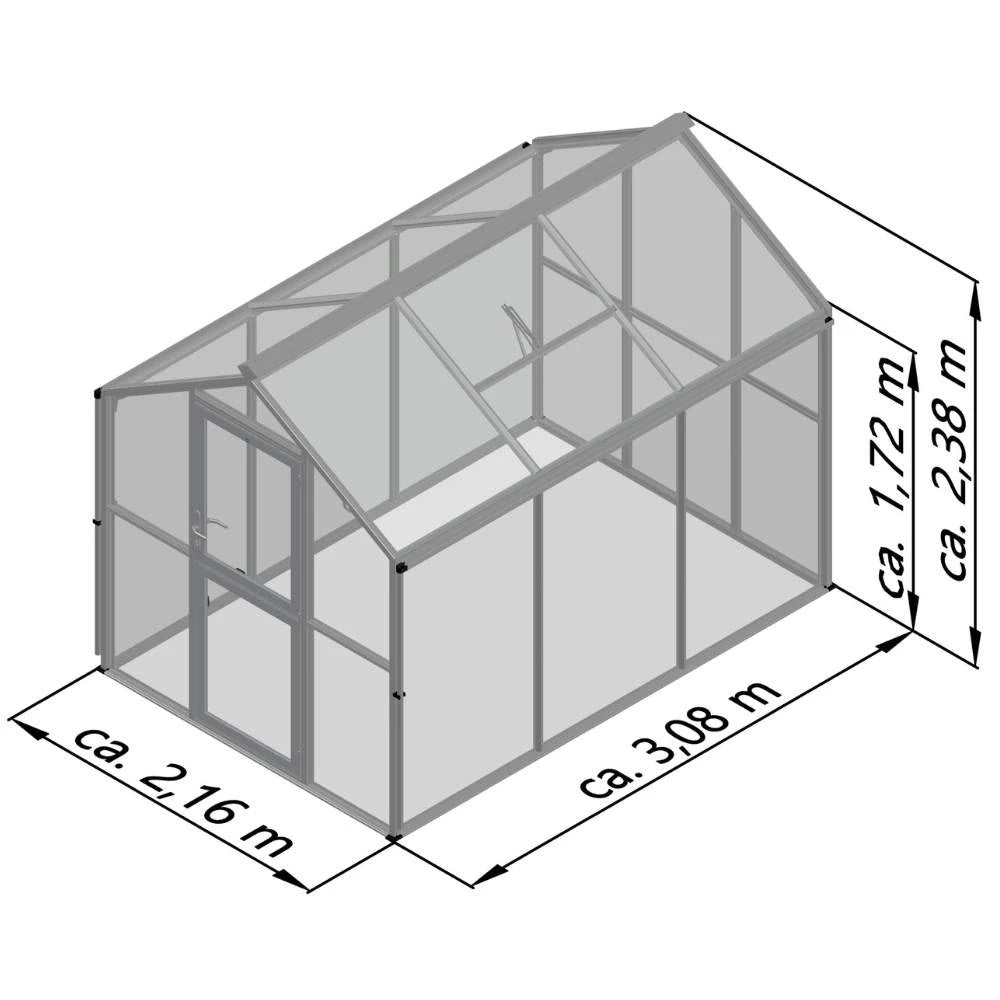 Greenhouse Galant III, only polycarbonate, blank