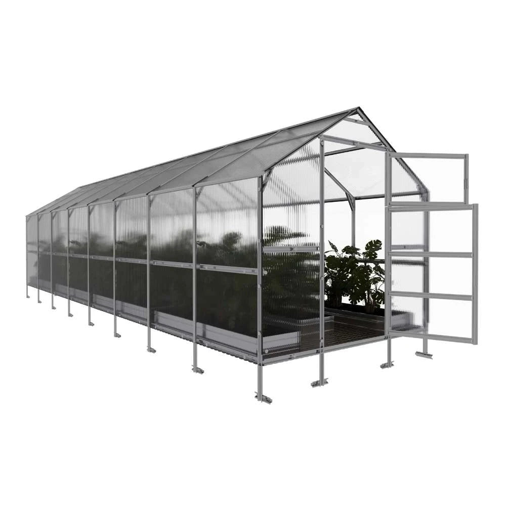 KLASIKA Bernard drivhus 2,35 x 8 m (18,8 m2)