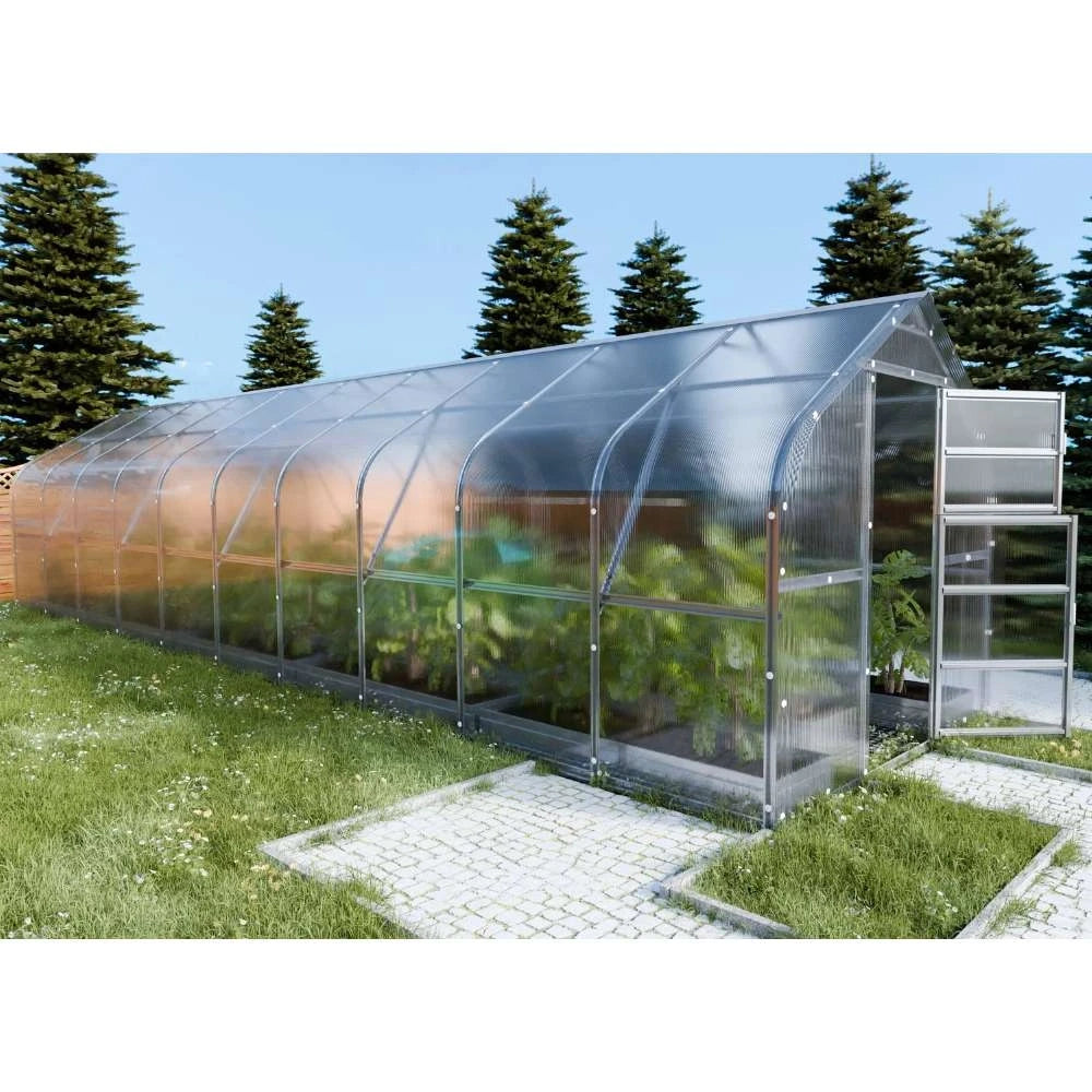KLASIKA Drop drivhus 2,5 x 10 m (25 m2)