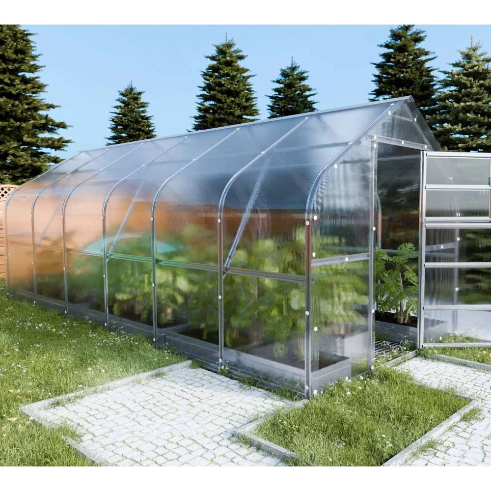 KLASIKA Drop drivhus 2,5 x 6 m (15 m2)