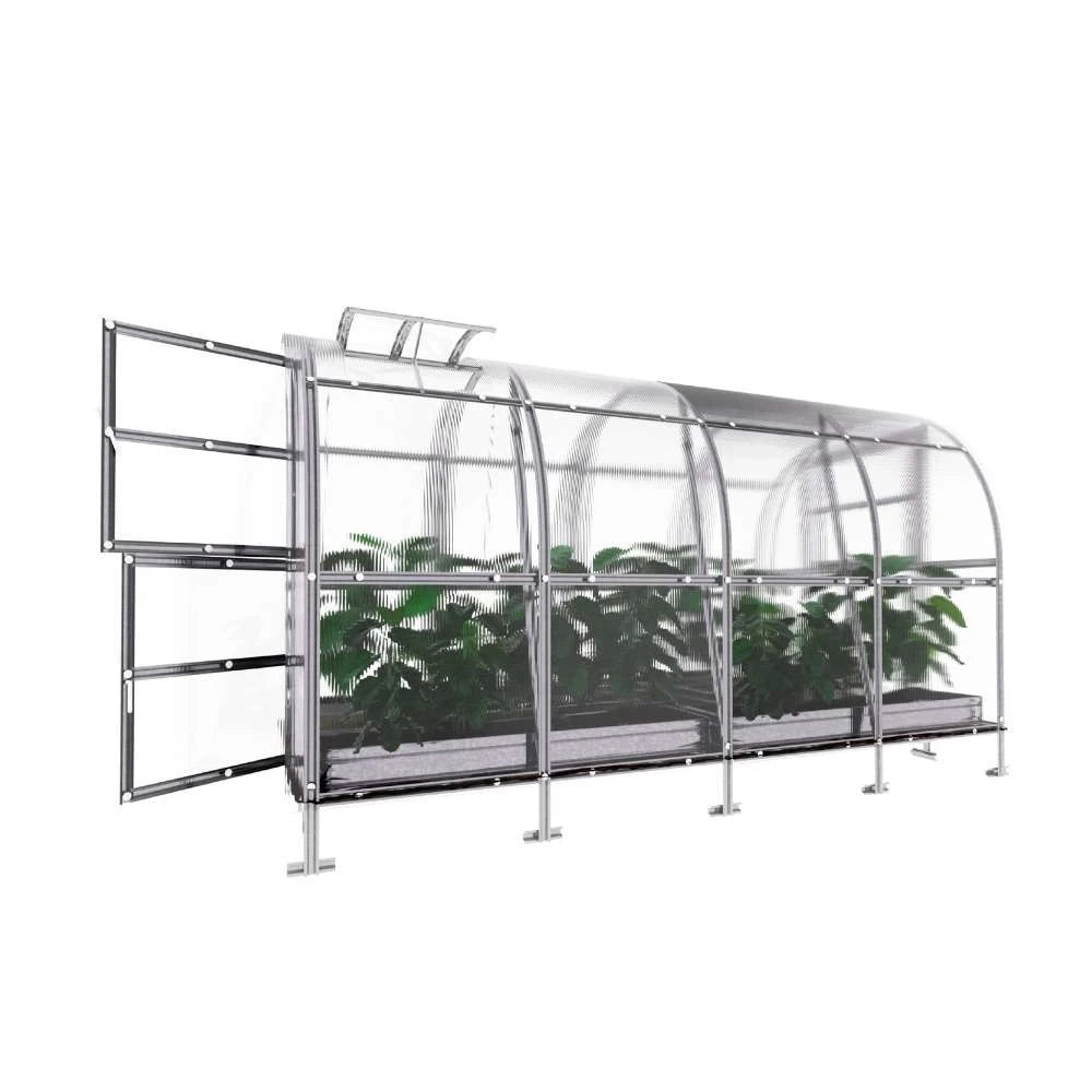 KLASIKA SLIM drivhus 2 x 4 m (8 m2)