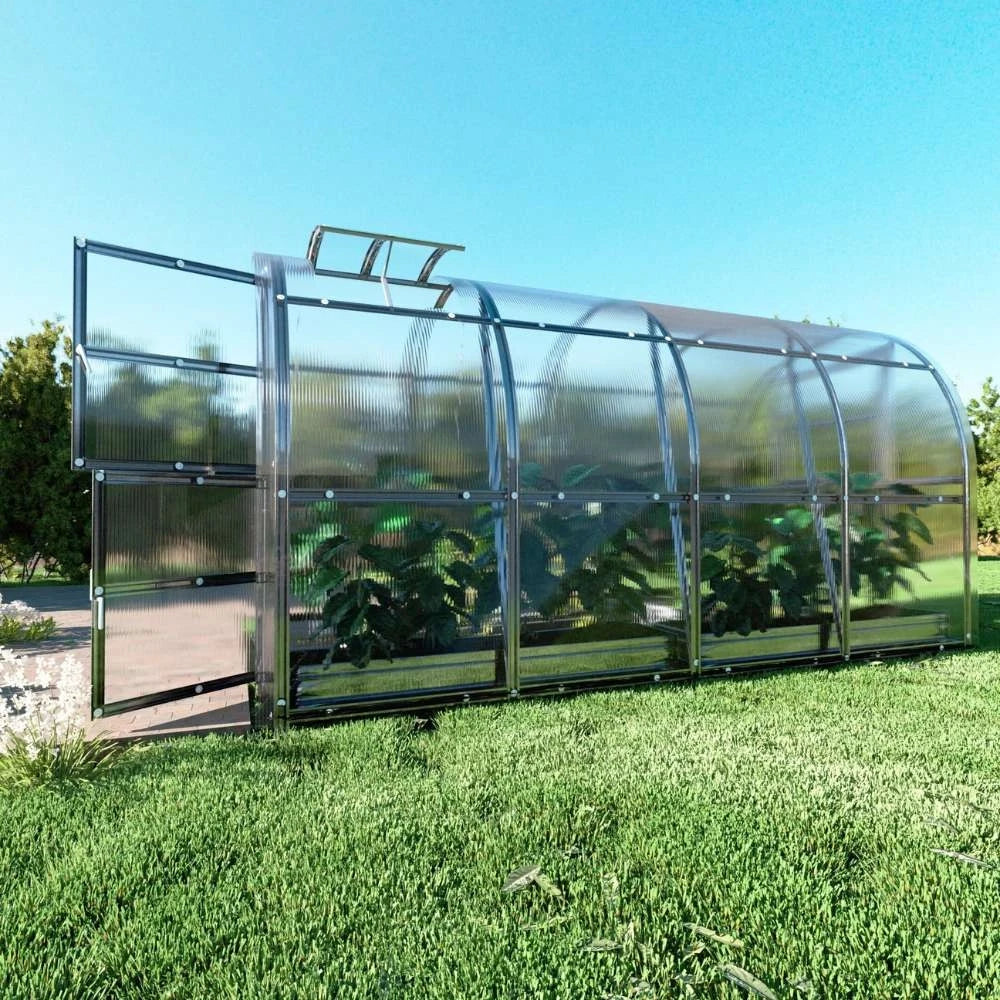 KLASIKA SLIM drivhus 2 x 4 m (8 m2)