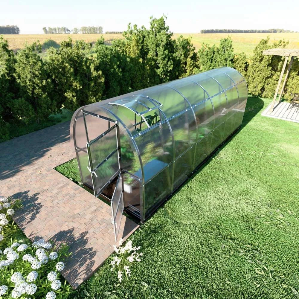 KLASIKA SLIM drivhus 2 x 6 m (12 m2)