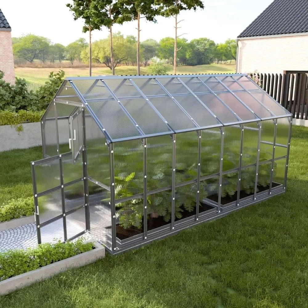 KLASIKA House Drivhus 2,35 x 4,12 m (9,68 m2)