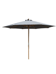 Nice Parasol Ø3 m, Beech Pole - Grey