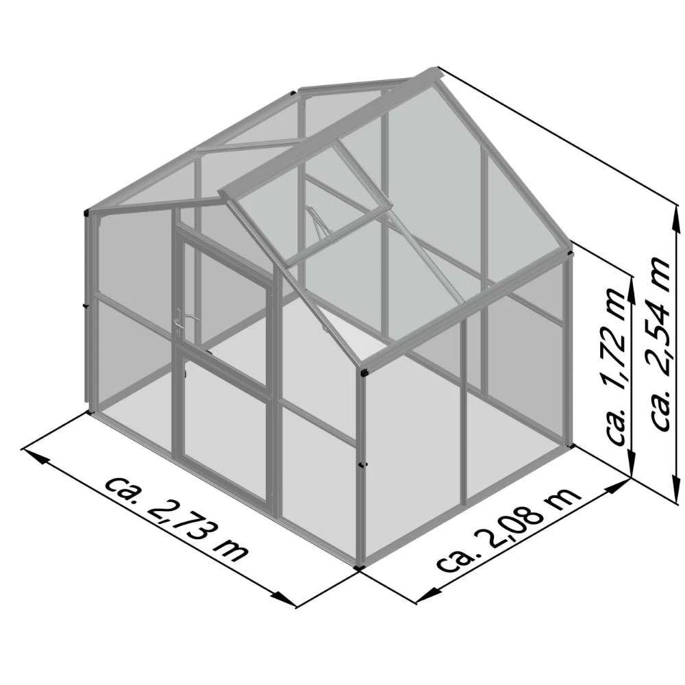 Greenhouse Novum II, nur HKP, blank