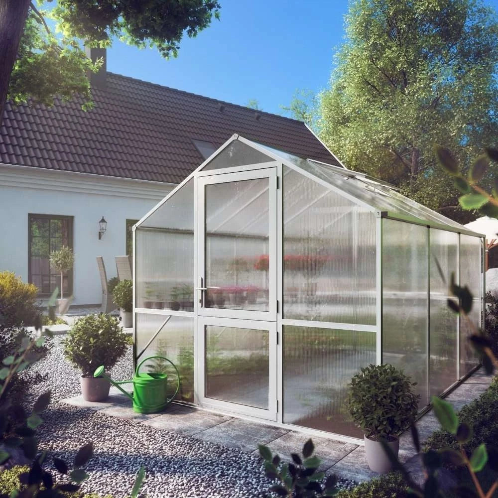 Rose III blankt drivhus KGT – Glasdrivhus i høj kvalitet
