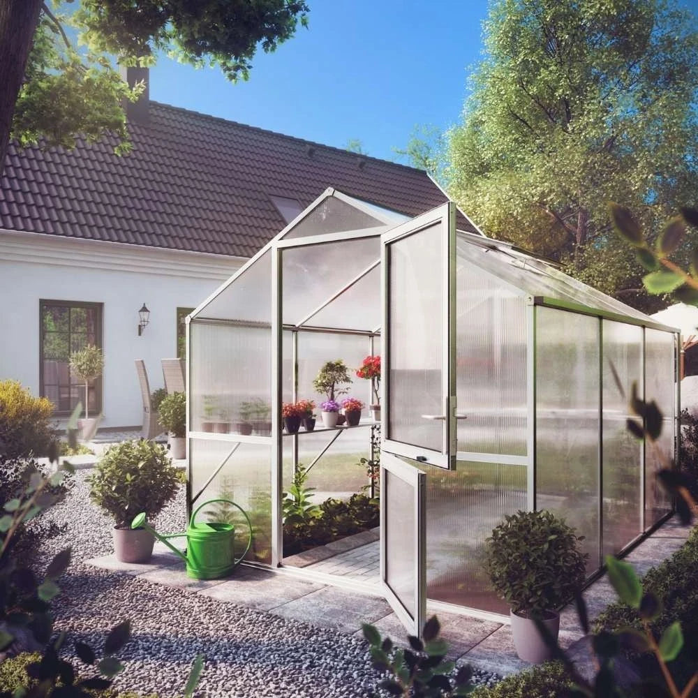 Rose III blankt drivhus KGT – Glasdrivhus i høj kvalitet