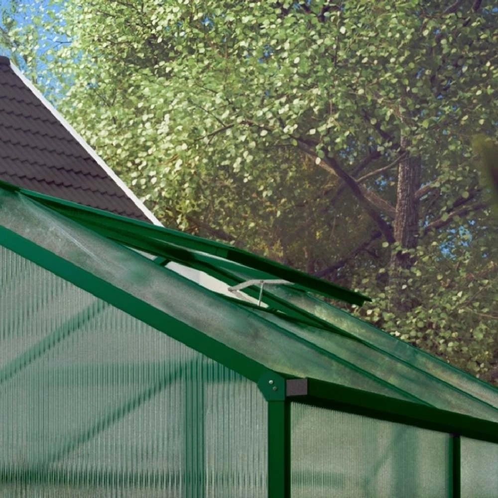 Additional skylight, moss green, for 10 mm greenhouse
