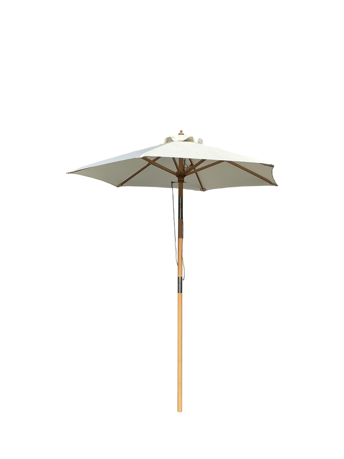 Venedig Parasol Ø1.8 m, Beech Pole - Natural